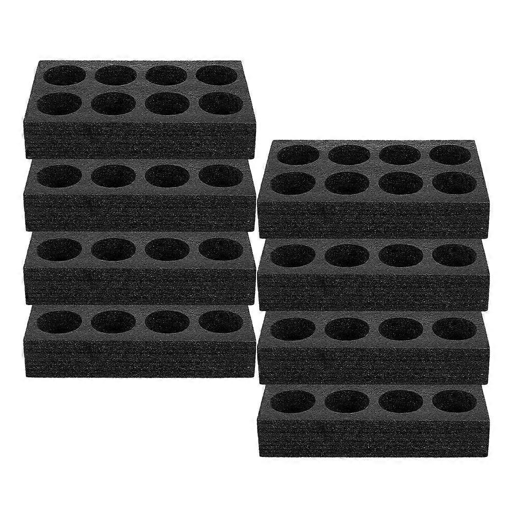 Mug Holder Prevent Leakage Simple and Practical Design 35.00X20.00X7.00CM Black 8Pcs