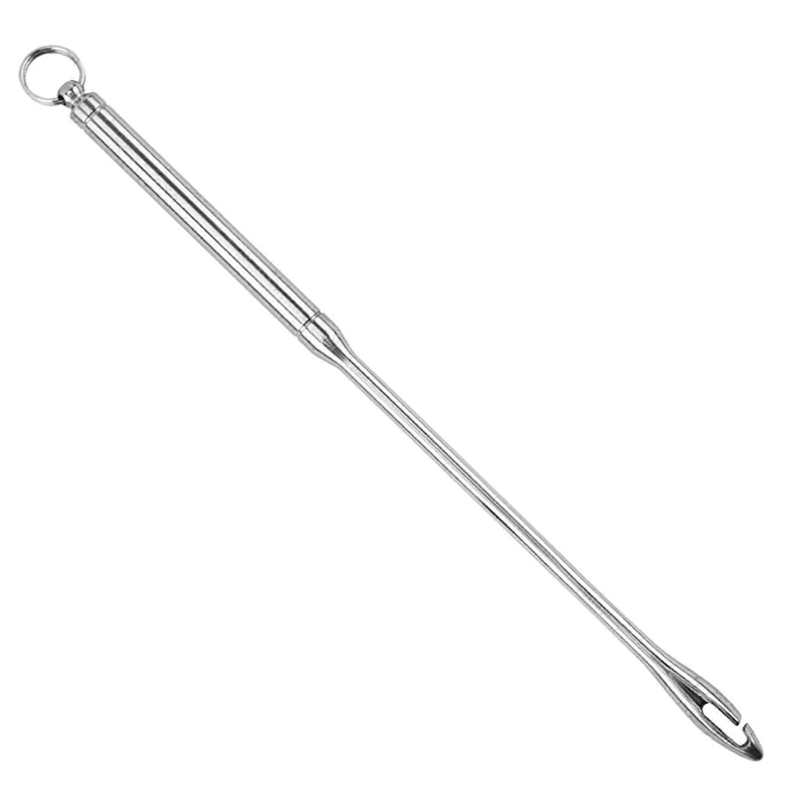 Bärbar Fiskekrok Remover Rostfritt Stål Fiskekrok Utdragare Djupt Hals Snabb Frånkopplingsverktyg Lätt att använda Originalfärg