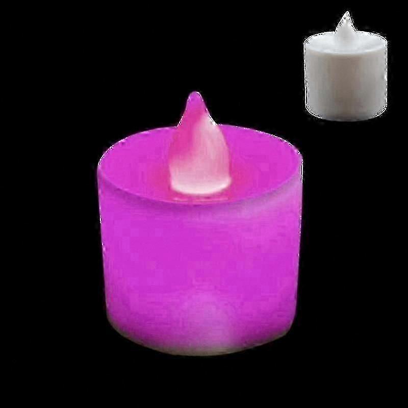 Flickering LED Tea Lights for Wedding Decor - 12pcs Battery Operated