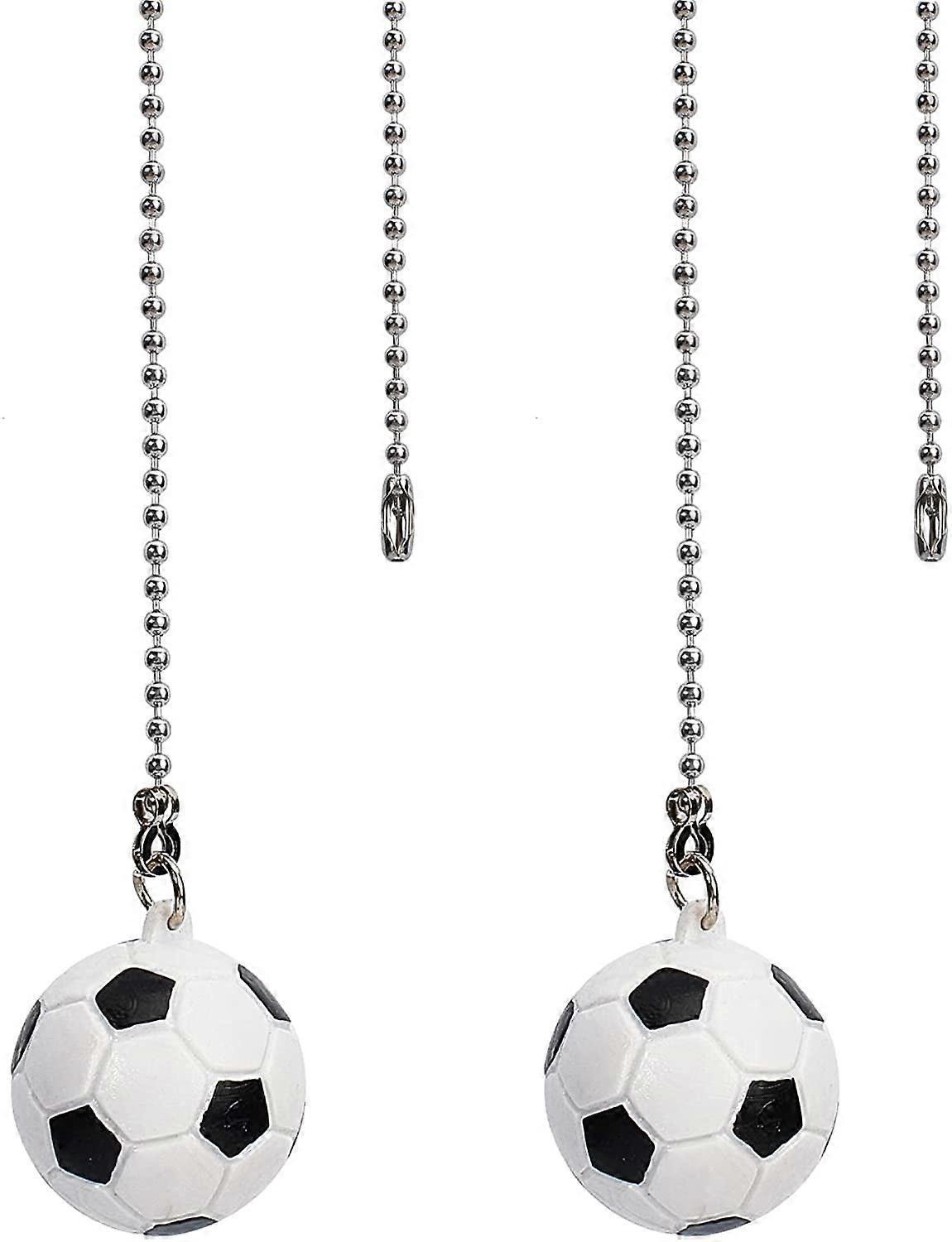Ceiling Fan Pull Chain 14.17 inches Soccer Light Pull Chains Extension with Connector for Ceiling Light Lamp Fan