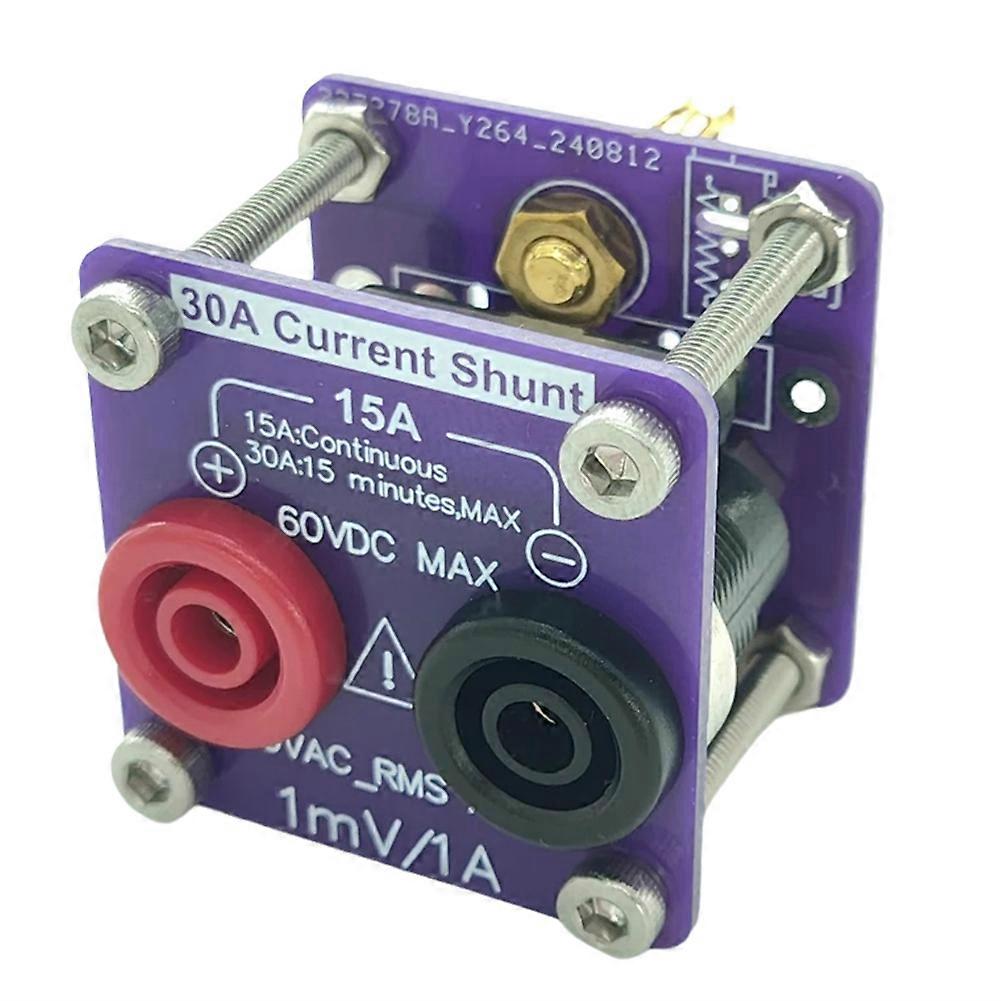 DIY S34330A 30A Current Shunt Replacement for Both Desktop and Handheld Multimeters
