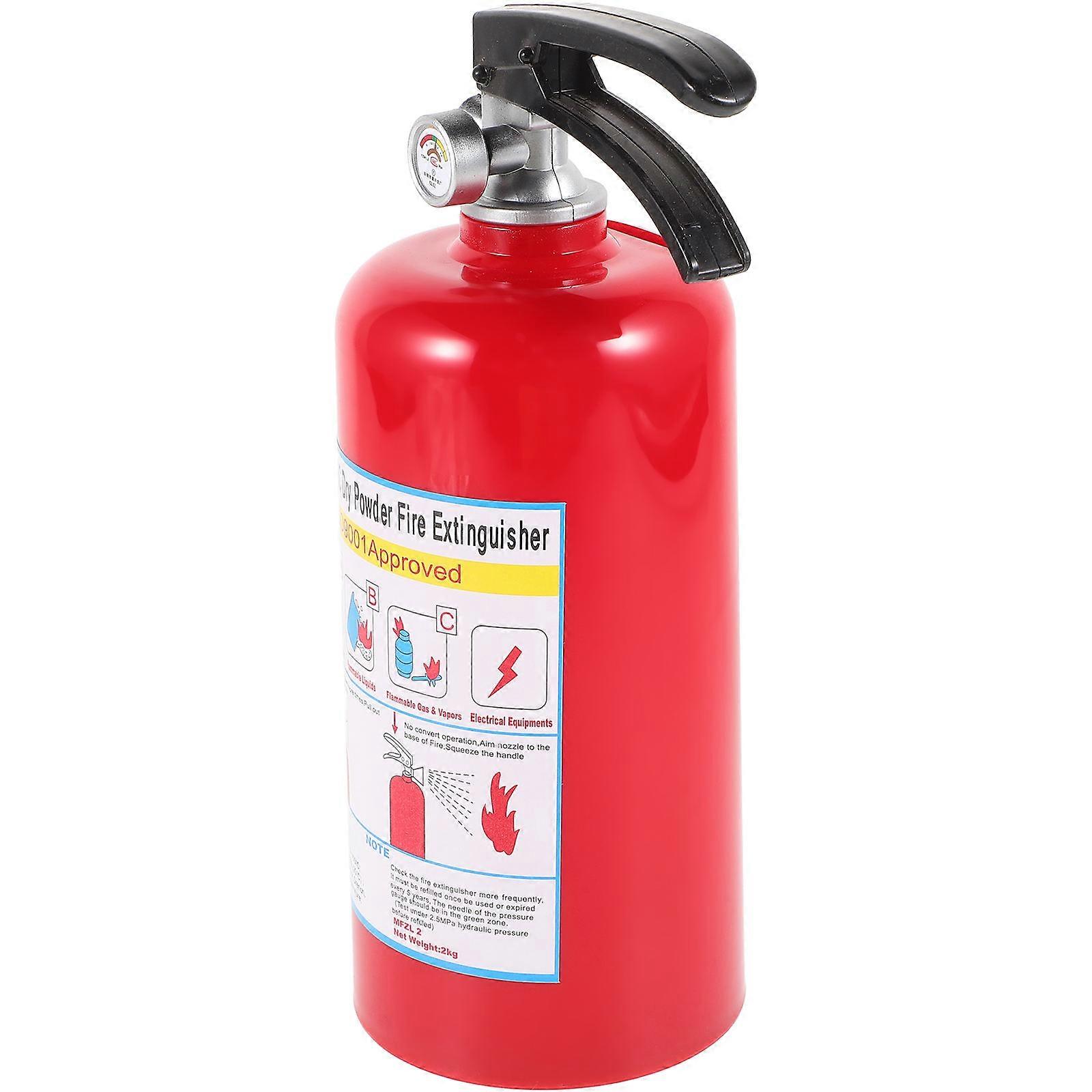 Fire Extinguisher Coin Case Functional Storage Box Home Use Red Organize Miscellaneous Items 1Pcs