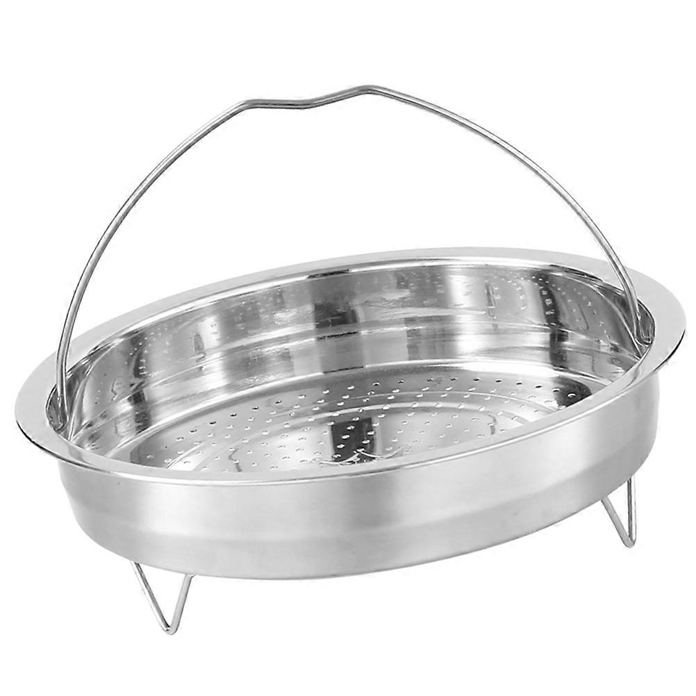 Square Steaming Tray With Handle For Home Use And Restaurant Use In Silver 1Pack