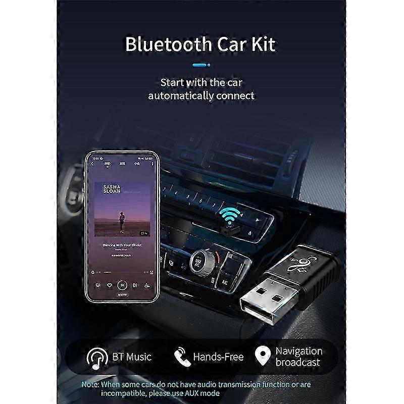 Mini USB Wireless Audio Adapter 5.0 Audio Receiver Stereo System USB 5.0 USB Audio Adapter Wireless