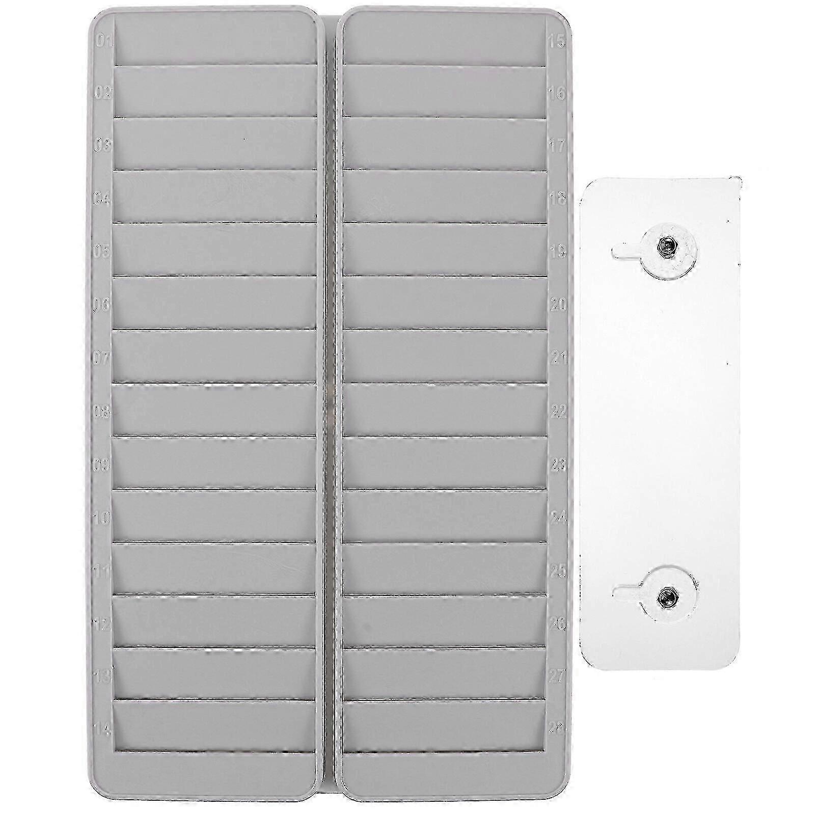 Wall Mounted Office Attendance Cards Rack with Retractable Feature