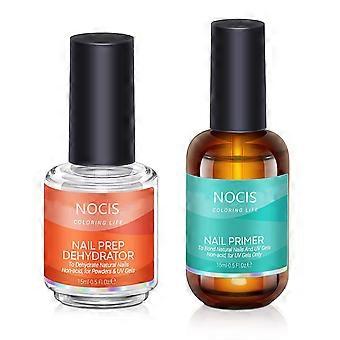 Prebase profesional para esmalte de uñas en gel, 2 unidades de 15 ml, preparación natural para uñas sin ácido