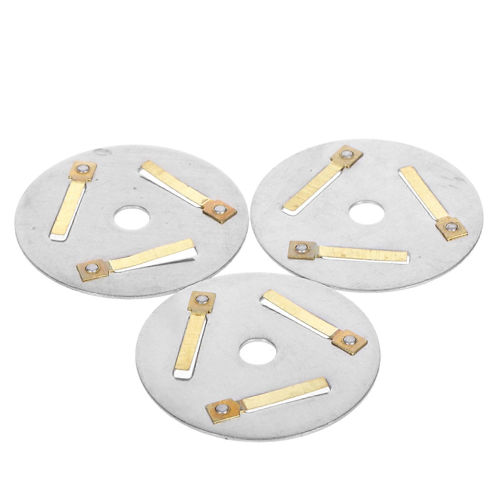 Kettle Whistle Replacement Part Flat Round With Three Copper Strips For Boiling Water 3Pcs