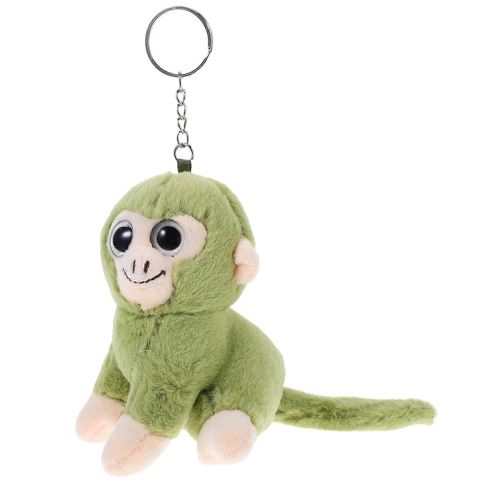 Monkey Plush Keychain for Decor Use 1 Piece Cute Soft Bag Pendant