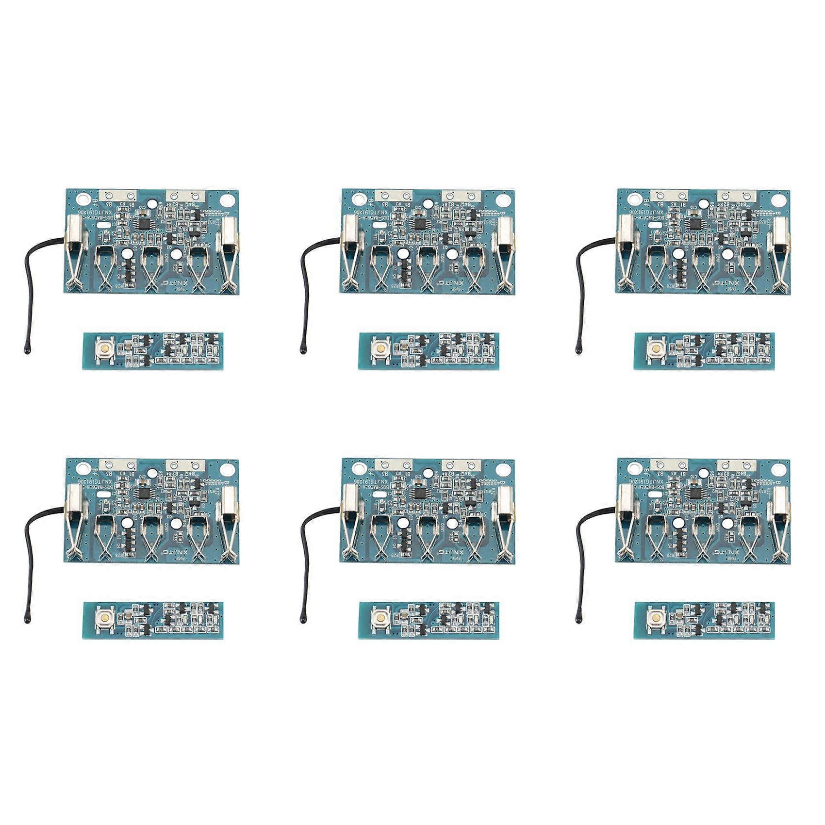 6X PCB Circuit Board for Bosch 18V Li-Ion Battery Voltage Detection Protection