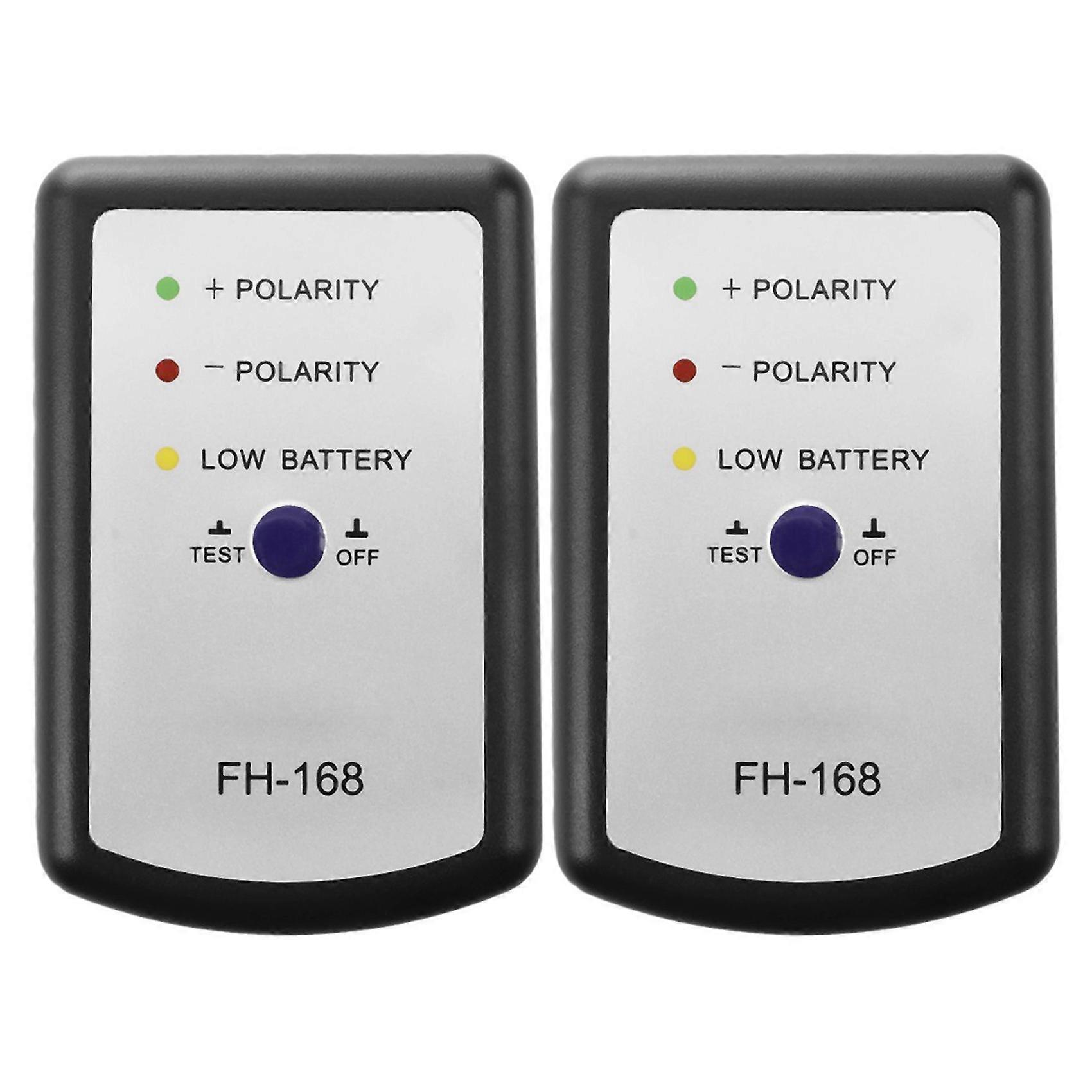 2X Black Speaker Polarity Tester PH Phase Meter/Phasemeter for Auto Car