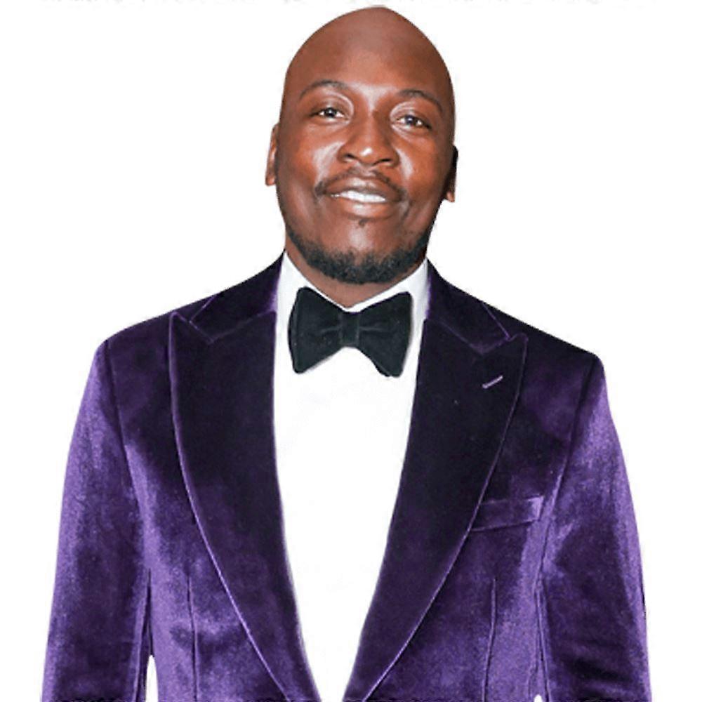 Emmanuel Sonubi (Purple Suit) Half Body Buddy Cutout