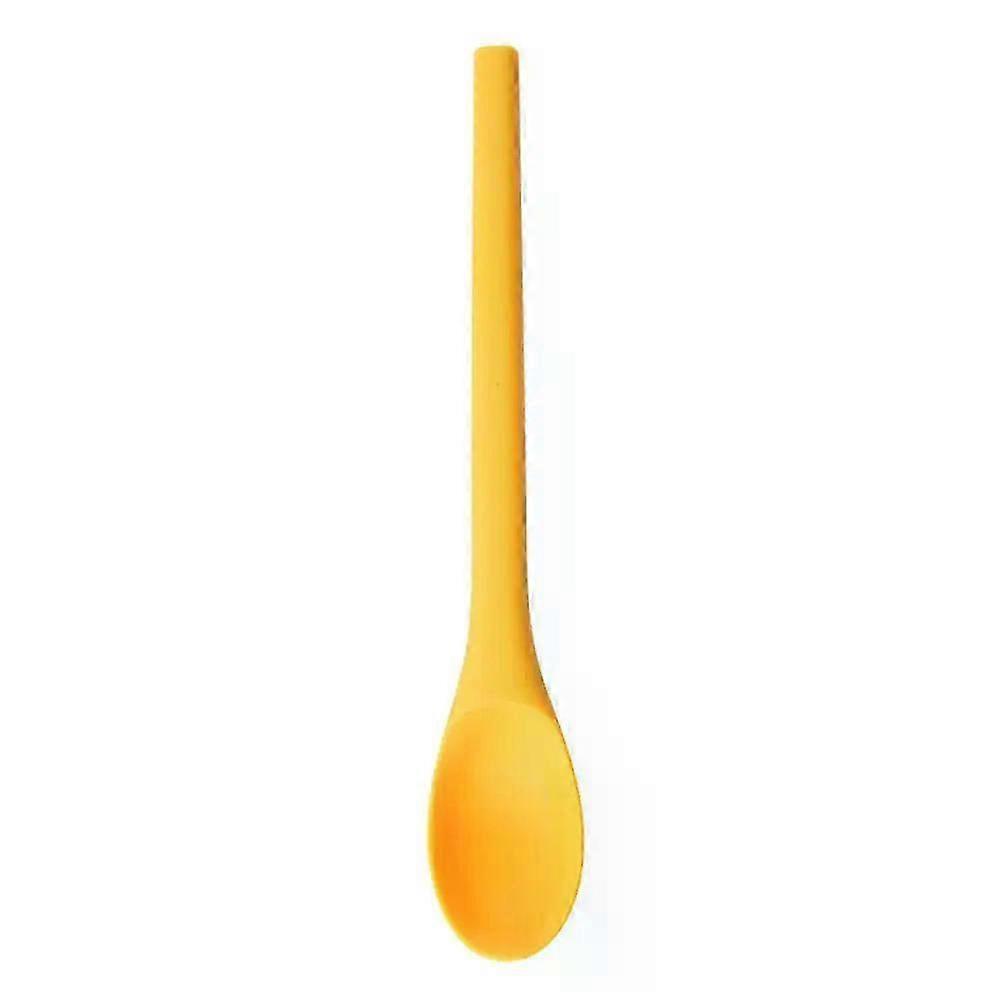 Silicone Spoon Small Spoon with Long Handle Heat Resistant Easy To Clean Non-stick Rice Spoons Tableware Utensil Kitchen Tool