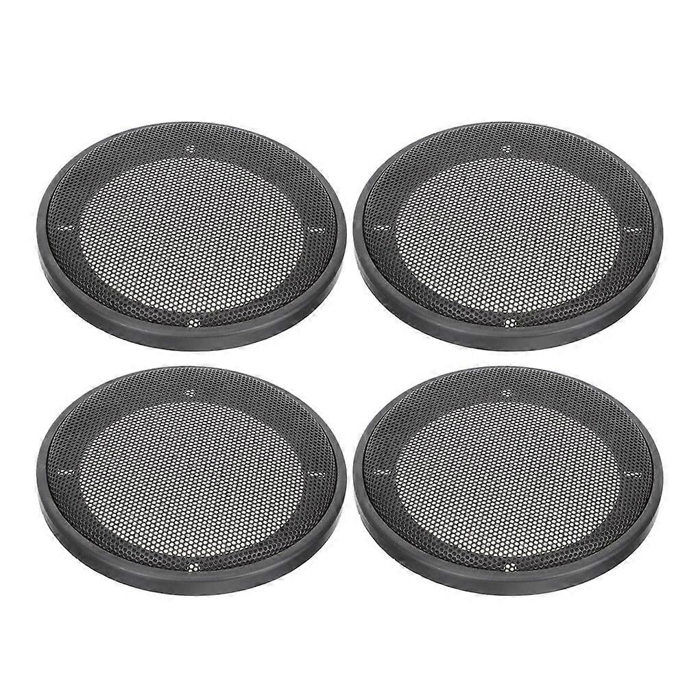 Black Speaker Circle Grille for Protection 12Pcs Mesh Covers