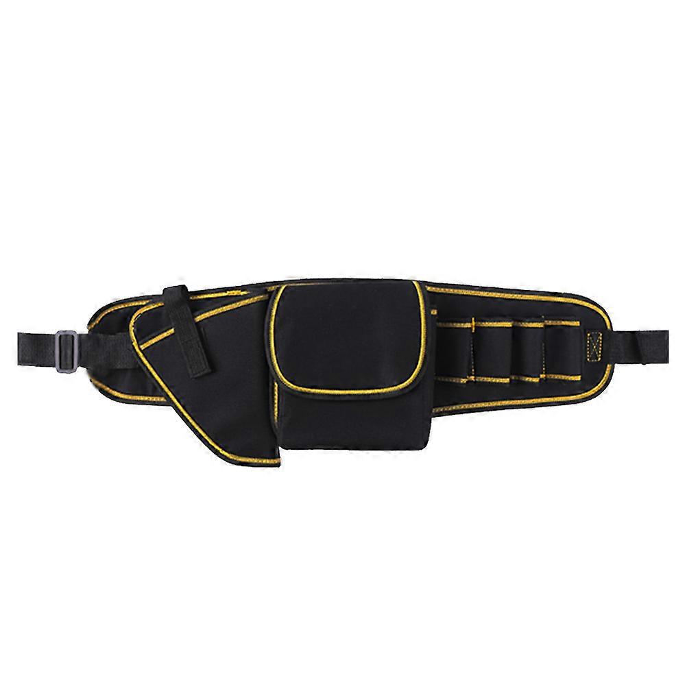 Tool Pocket Oxford Cloth Belt Tool Organizer for Tools 2Pcs Black