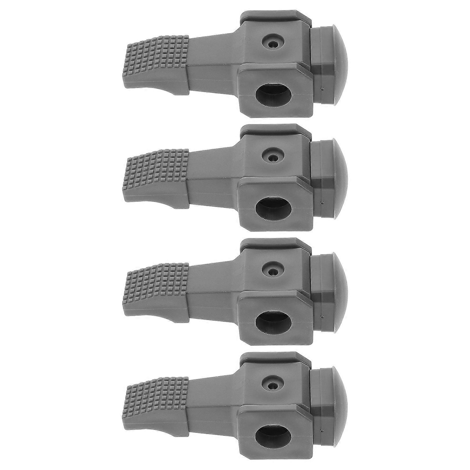 Foosball Machine Men Replacement Figures for Table Soccer Games 4Pcs Grey