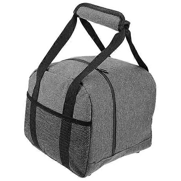 Bowling Ball Bag for One Ball - Bowling Bag with Padded Ball Compartment - Portable Bowling Ball Bag DB Grey 26.00X20.00X4.00CM