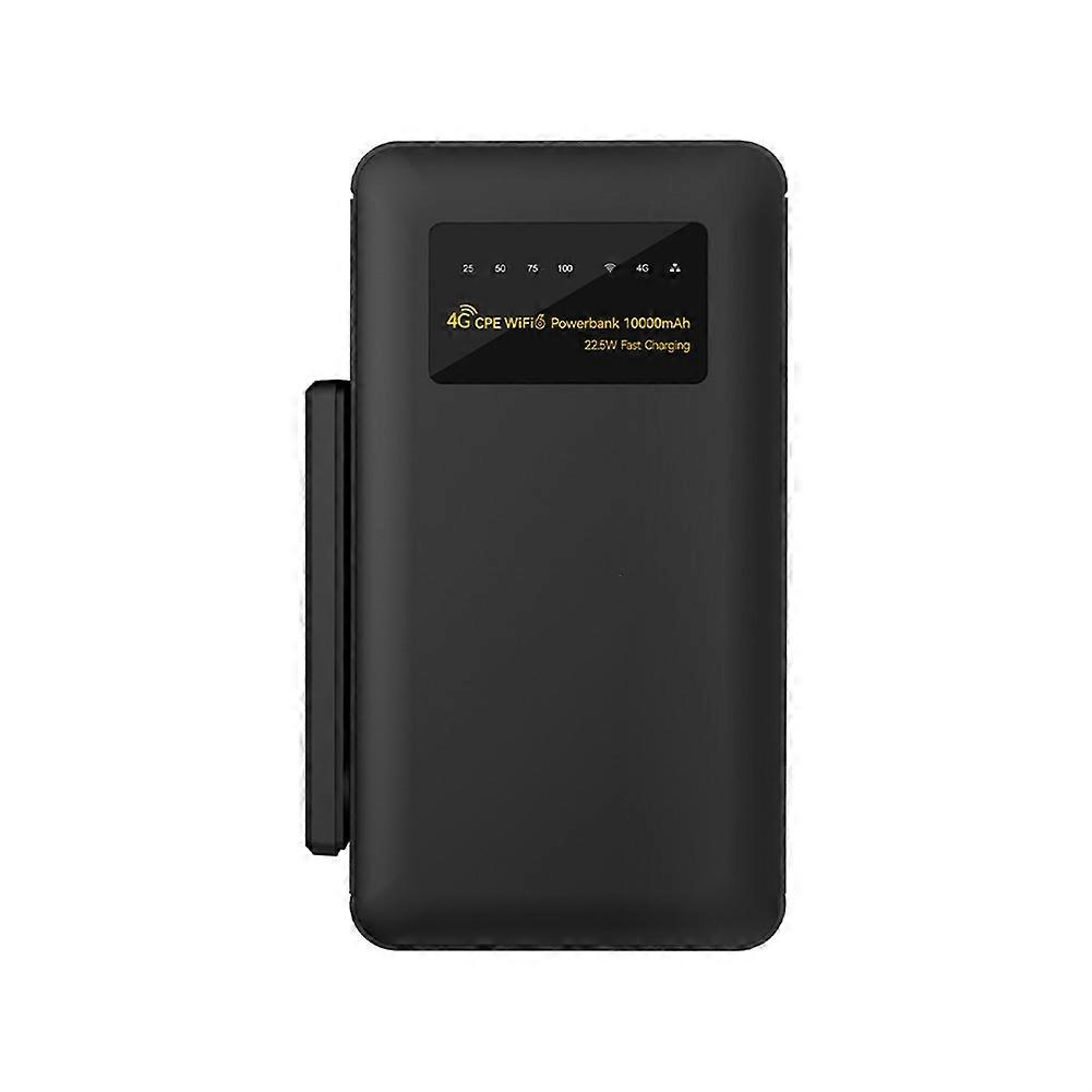 4G LTE Mobile Router Portable Wifi6 High Speed Hotspot Pocket Mifi with 10000mAh Power Band Support VPN(PPTP/L2TP)