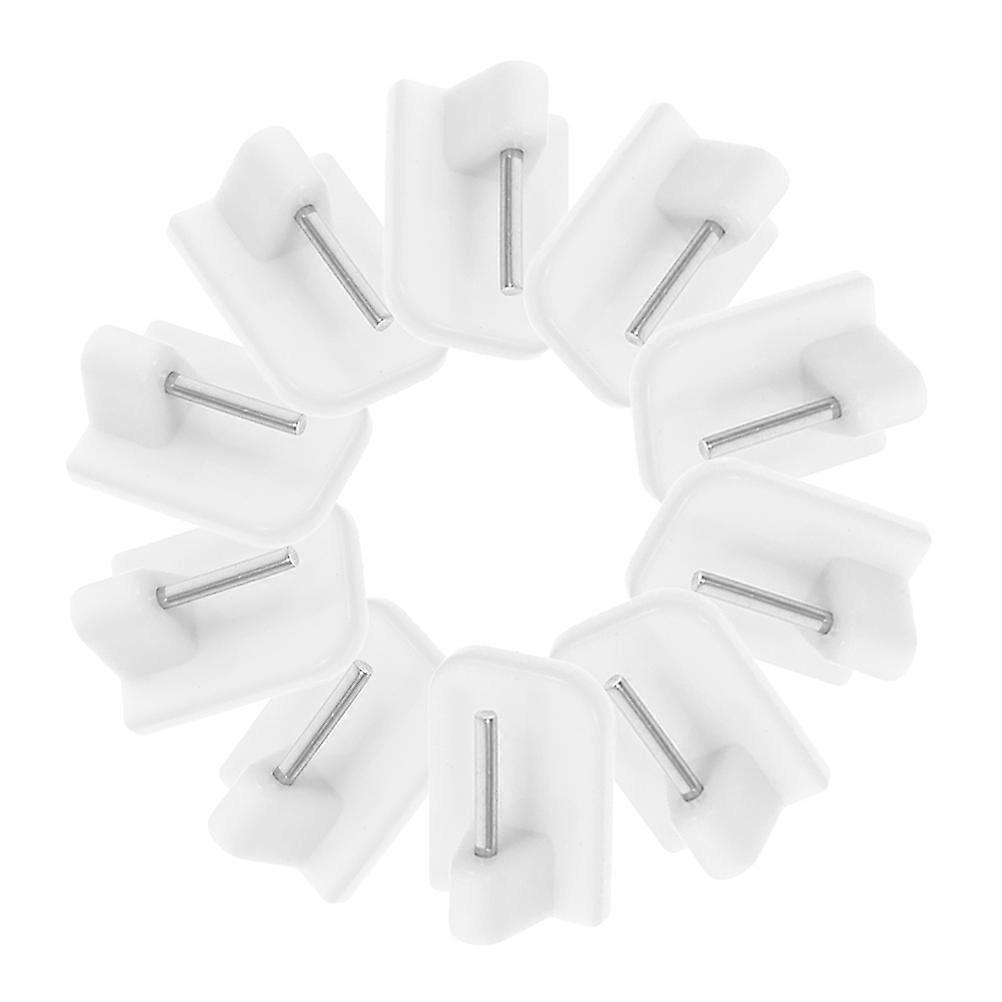 Plastic Curtain Hooks for Shower Curtains Offering Secure Fixation 30Pcs