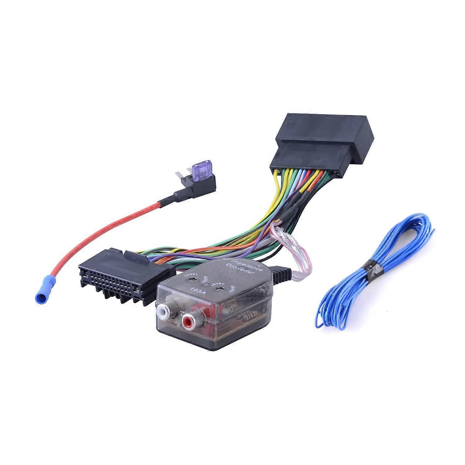 Add A Subwoofer Amplifier W/Amp Plug & Play Wire Harness Compatible for Ford