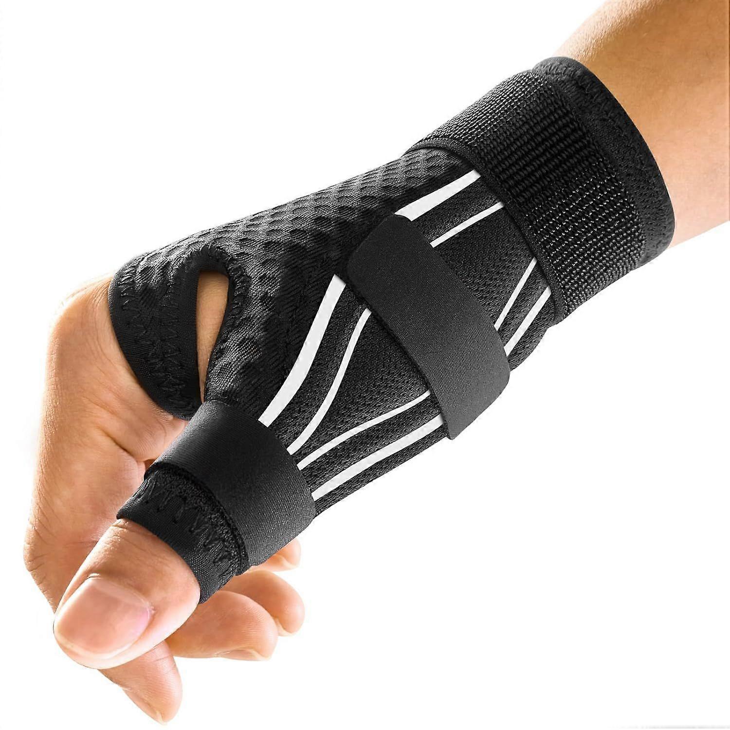 Thumb Brace Support Right Hand or Left Hand for Arthritis Pain and Support, Thumb Spica Splint for Trigger Thumb, Thumb Stabilizer for Tendonitis, Spr