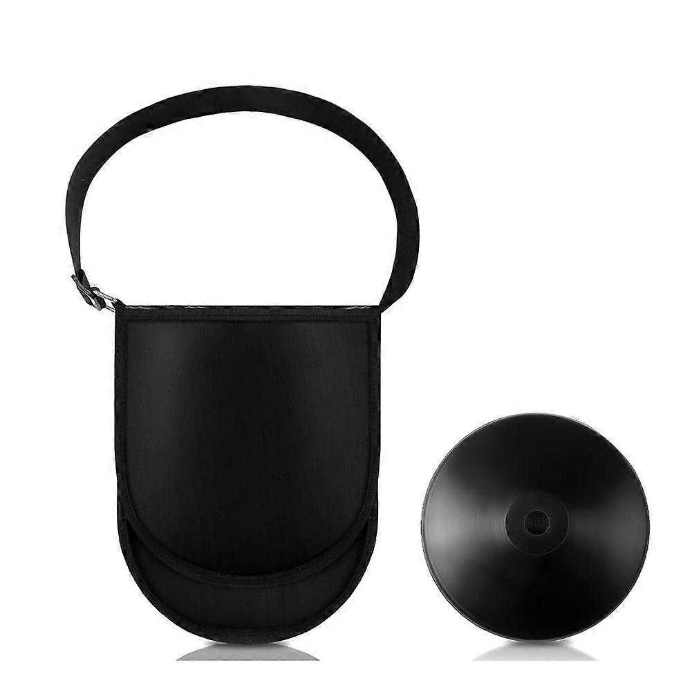 Discus Shot Carrier Bag with 2 Pockets Adjustable Carrying Strap for Thrower Track Field