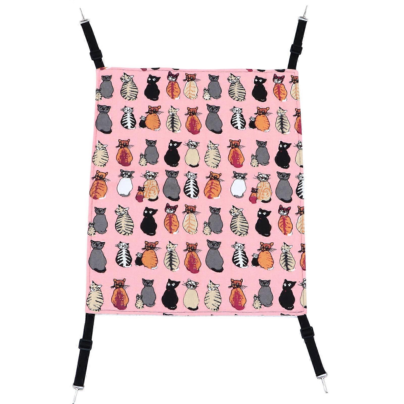 Cat Hammock Bed Pet Hanging Plush Comfortable Resting Seat