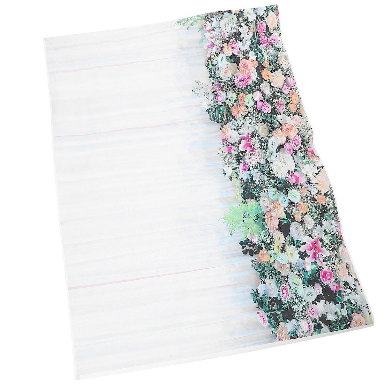 Photo Backdrop Romantic Wedding Flowers Background Cloth for Decor Usage