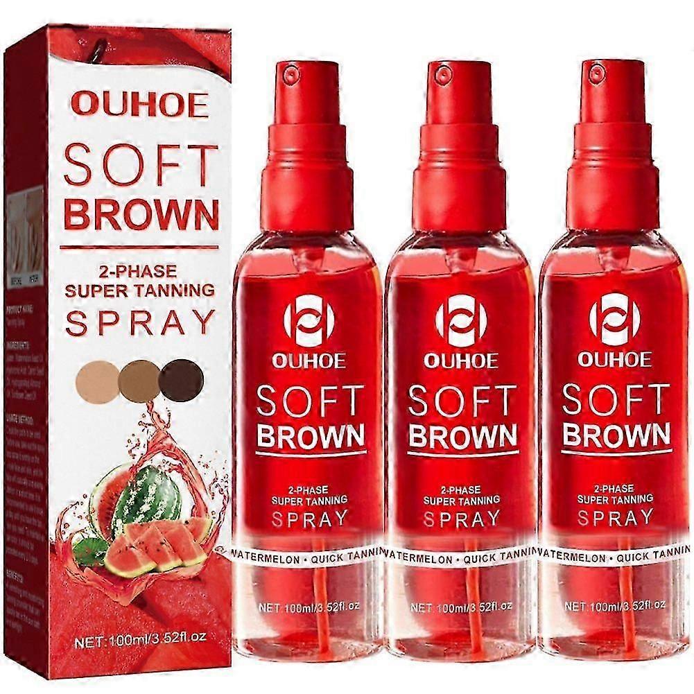 100ml Two-Phase Tanning Spray Watermelon Refreshing Moisturising Tanning Spray