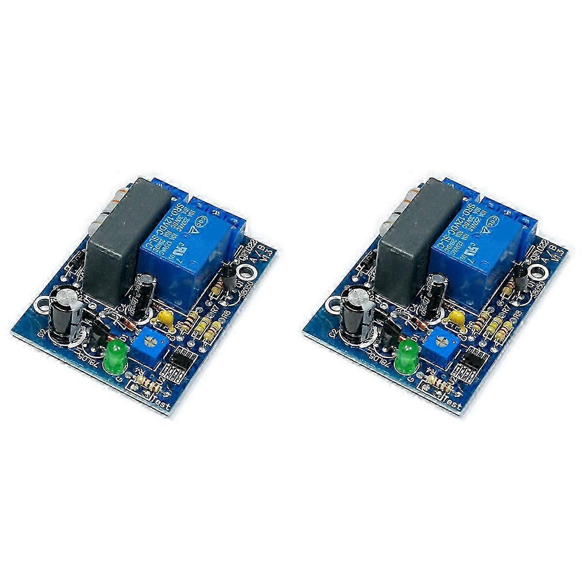 AC 220V justerbar timerforsinkelsesbryter relémodul, 0-10 minutter