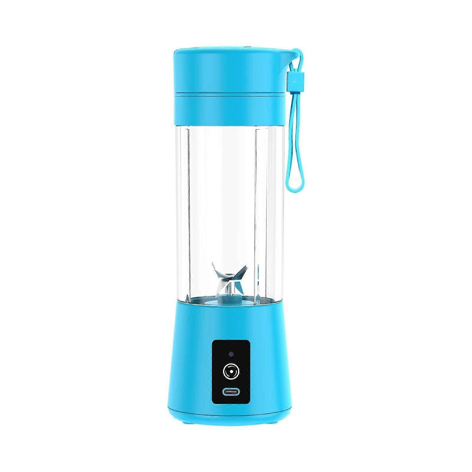 Portable Blender with USB Charging, MultiFunction Smoothie Maker Juicer Cup for Students Blue