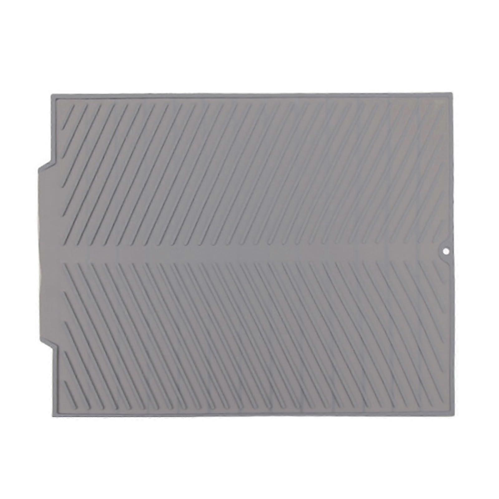 Silicone Sink Mat Protector with NonSlip Flexible Foldable Design for Kitchen Draining and Drying