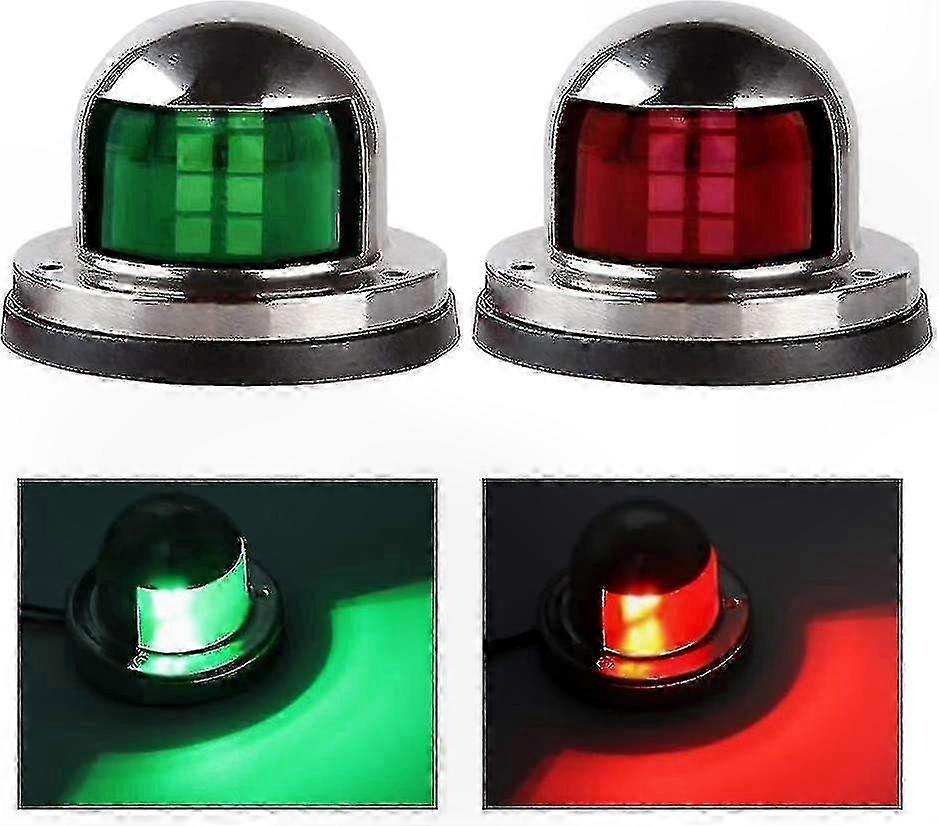 Marine LED Navigation Signal Lights Pair for Boating Safety