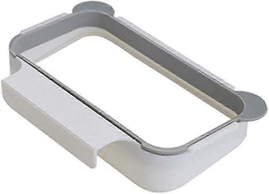 Garbage Bag Holder Kitchen Cabinet Door Plastic Bag Holder (Gray)