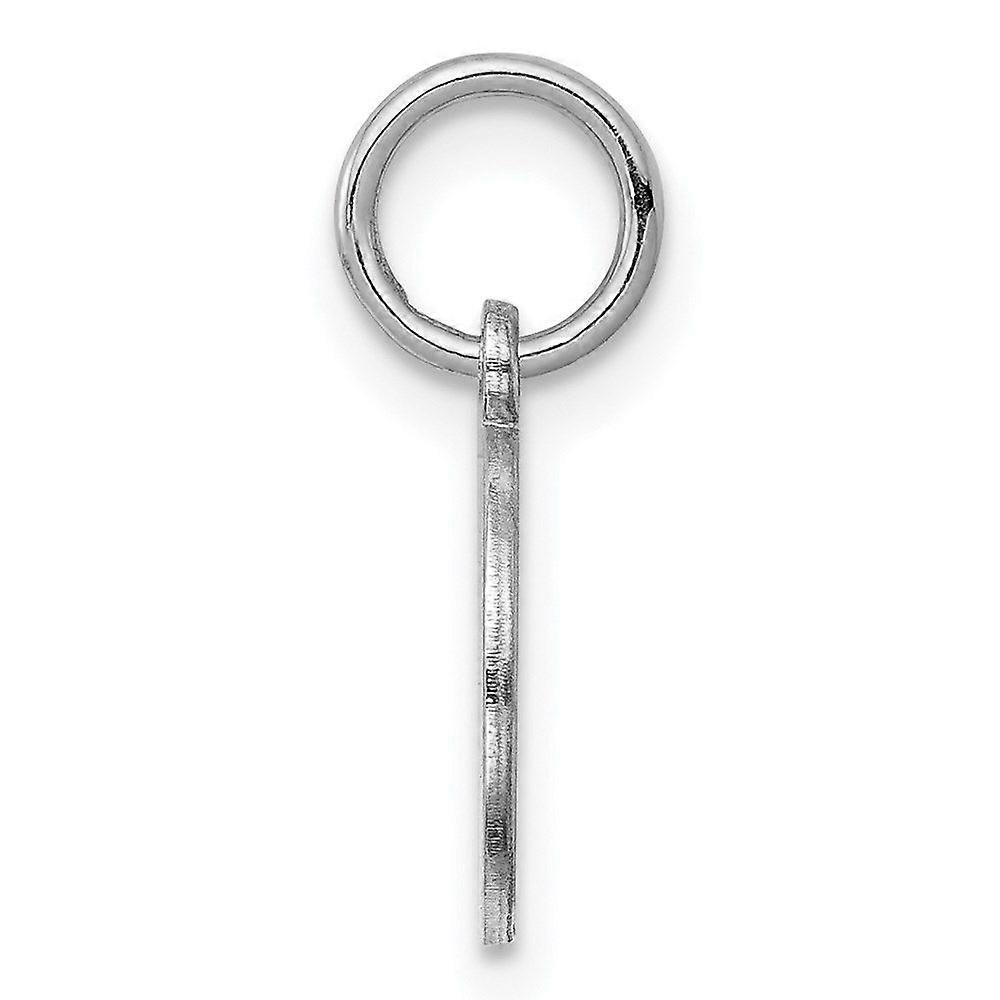 Sterling Silver Engravable Round Disc Charm (0.5in)