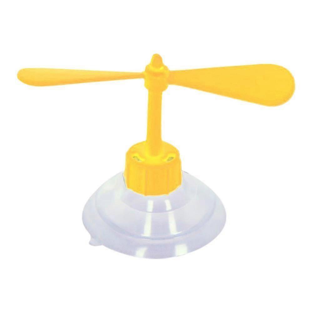 Creative Motorcycle Safety Helmet Suction Cup Propeller Rotatable Windmill Decor
