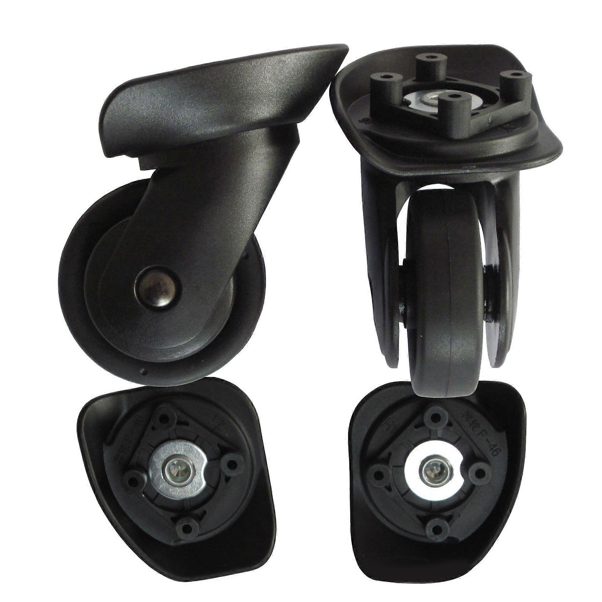 Luggage Replacement Wheels 1 Pair Heavy Duty 360° Smooth Rolling Suitcase Caster for Quick