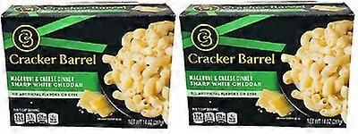 Cracker Barrel Macaroni & Cheese Dinner Sharp White Cheddar 2 Pack