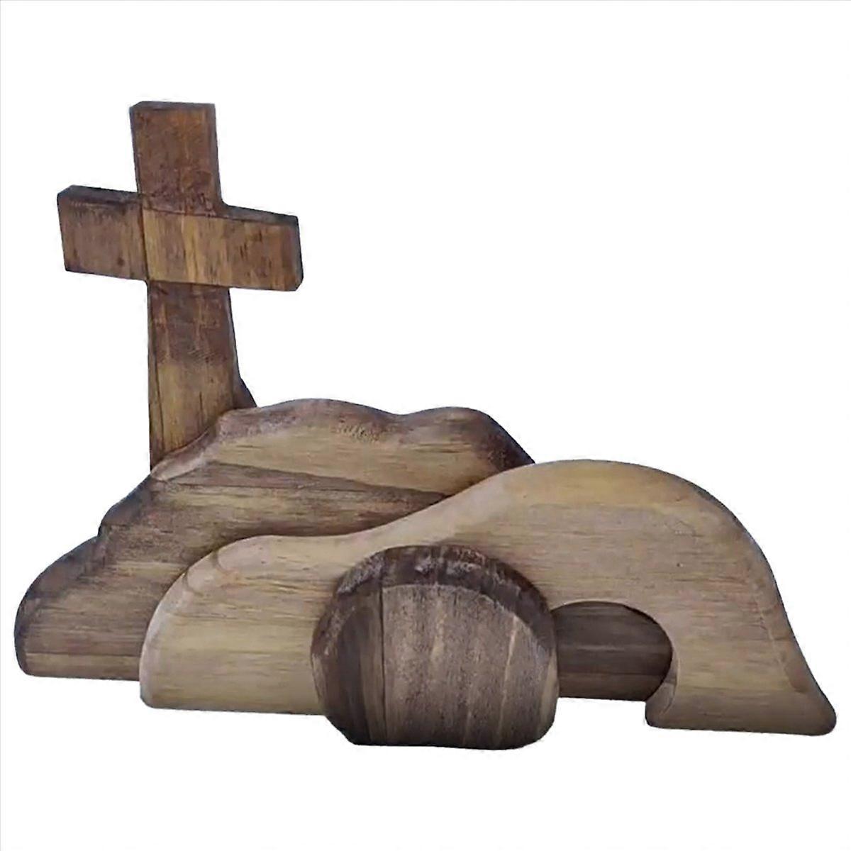 Easter Scene and , Wooden Easter Tomb Scene Decoration