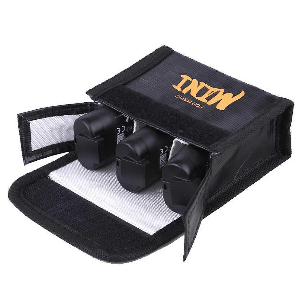 SUNNYLIFE DC296 Scratch-resistant Explosion-Proof Battery Safe Bag Fireproof Batteries Protector Sto