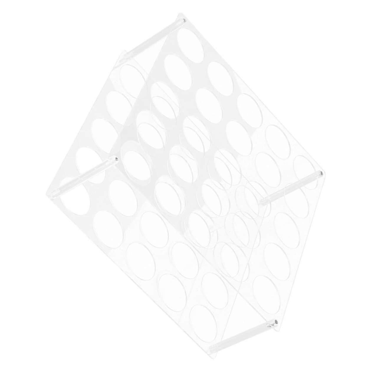 Vinyl Roll Holder Wall Mounted Acrylic Organizer Rack for Craft Room Storage and Quick Roll Access