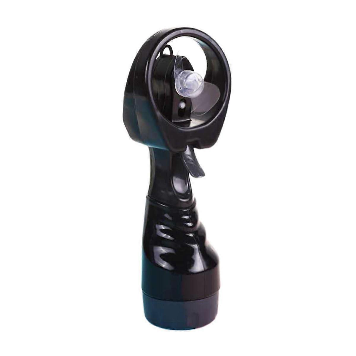 Handheld Misting Fan with Dual Cooling Function, Battery Powered Portable Outdoor Black SCDS111