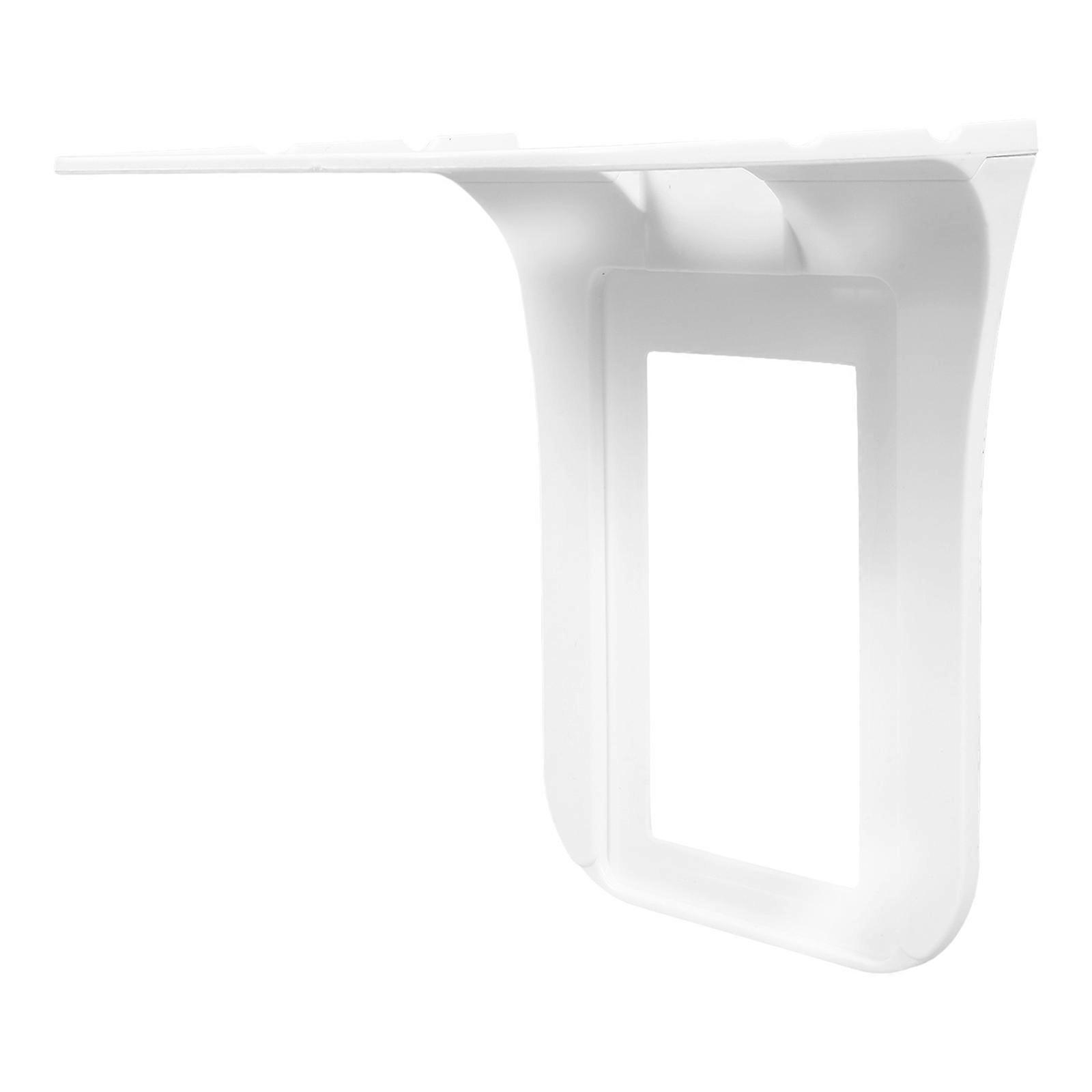 White Electrical Outlet Shelf for Convenient Cable Storage 4Pcs Set