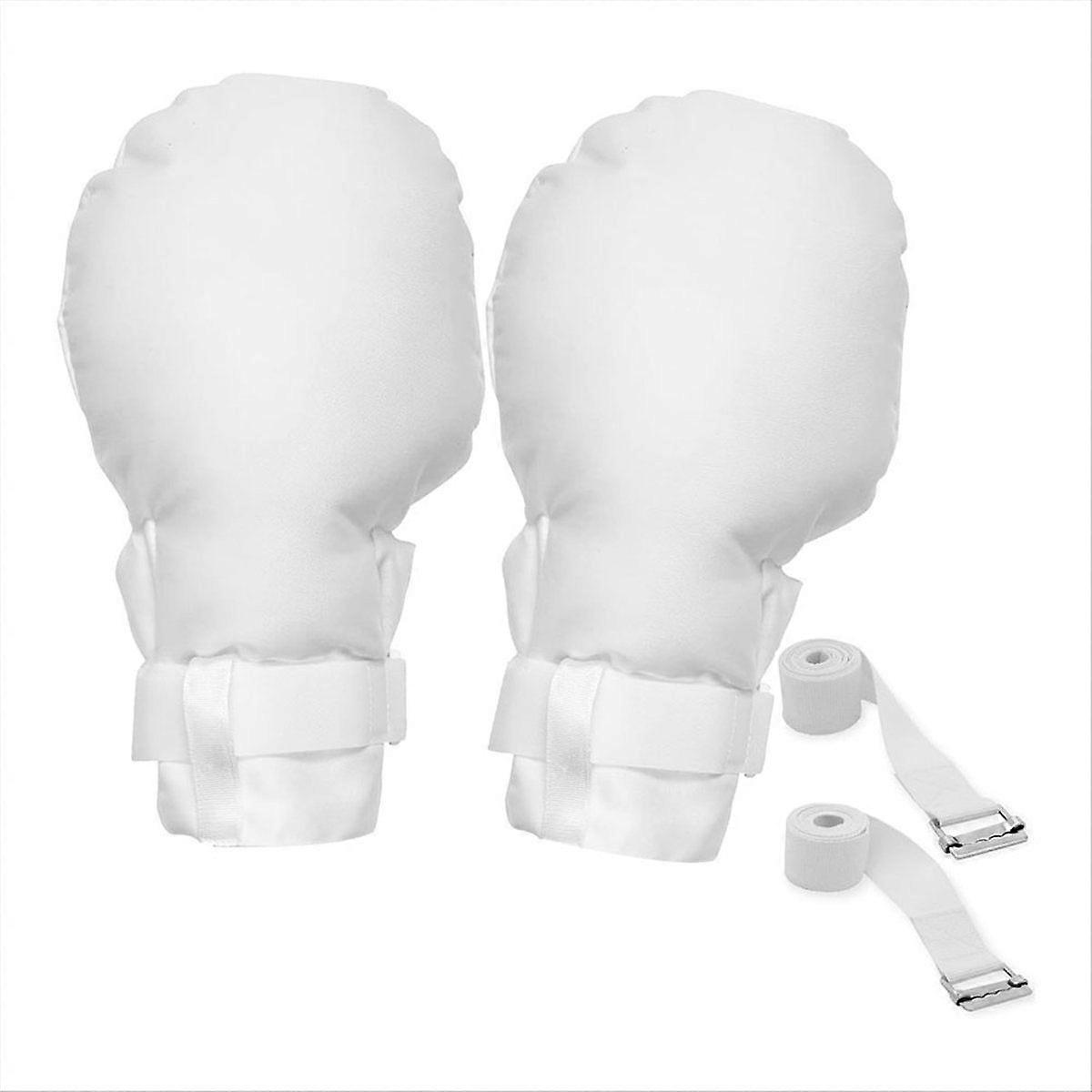 Security Mitts One Size Fits All Hand Restraint Gloves for Elderly & Procedures Made with Extra Padding 2 Gloves