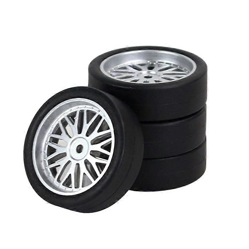 4Pcs 32Mm RC Drift Tire Wheel Hard Tyre