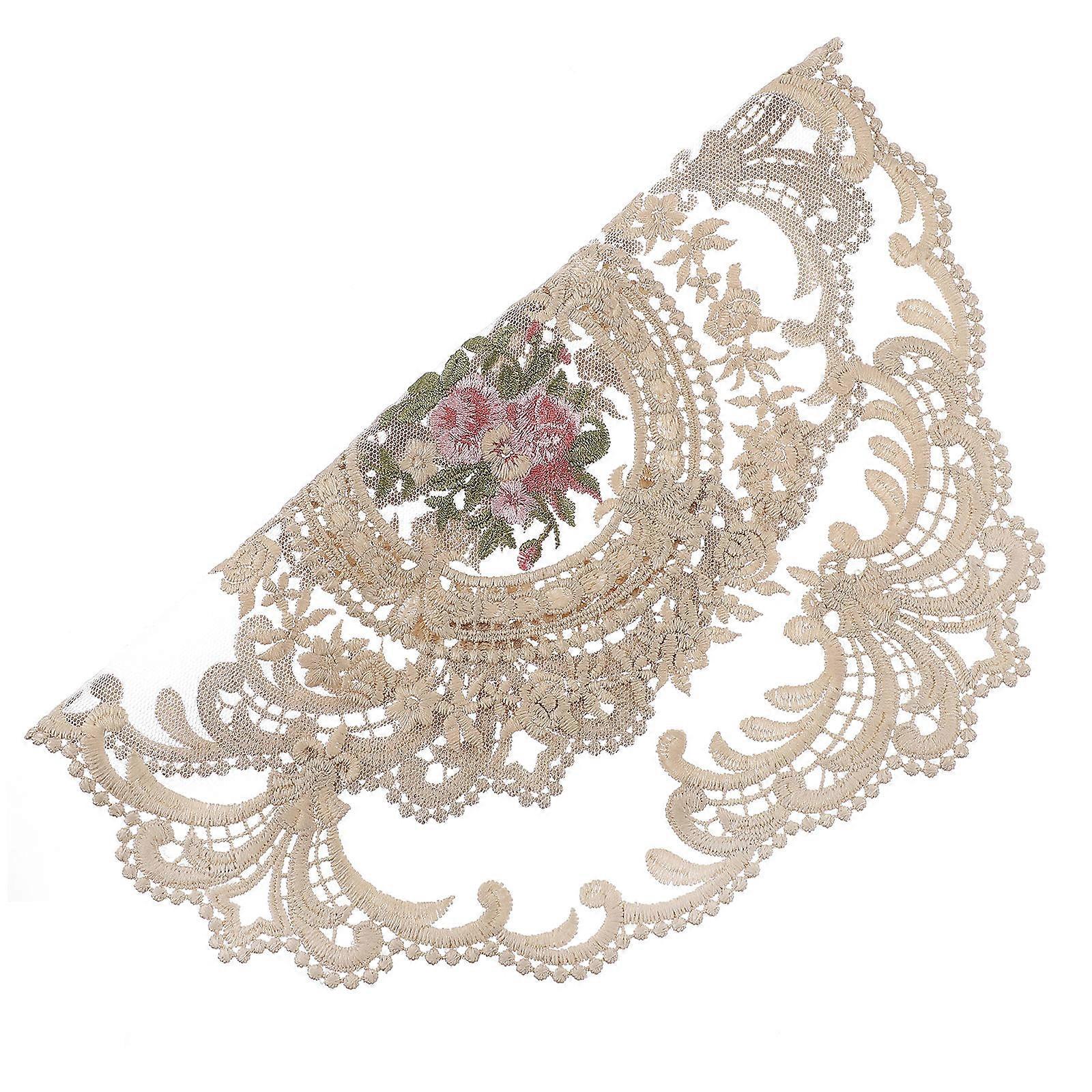 Desktop Cup Mat Retro Design Placemat for Party Use