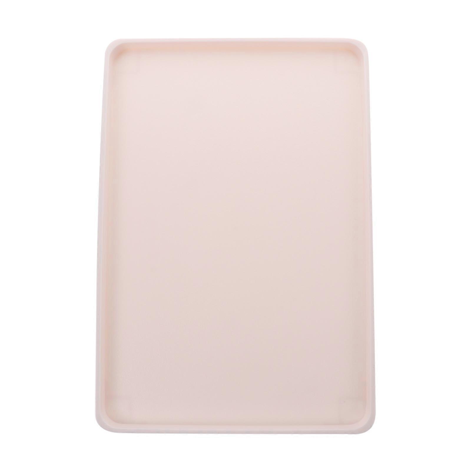 Plastic Serving Tray Rectangular Anti Fall Multi Purpose Serving Trays 35 5x24 5cm 1Pc