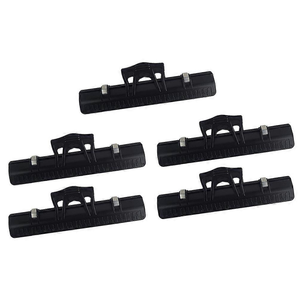 Multi-Functional Music Score Holder 5Pcs Clip Tool for Professionals Home Practice Black Document Managing