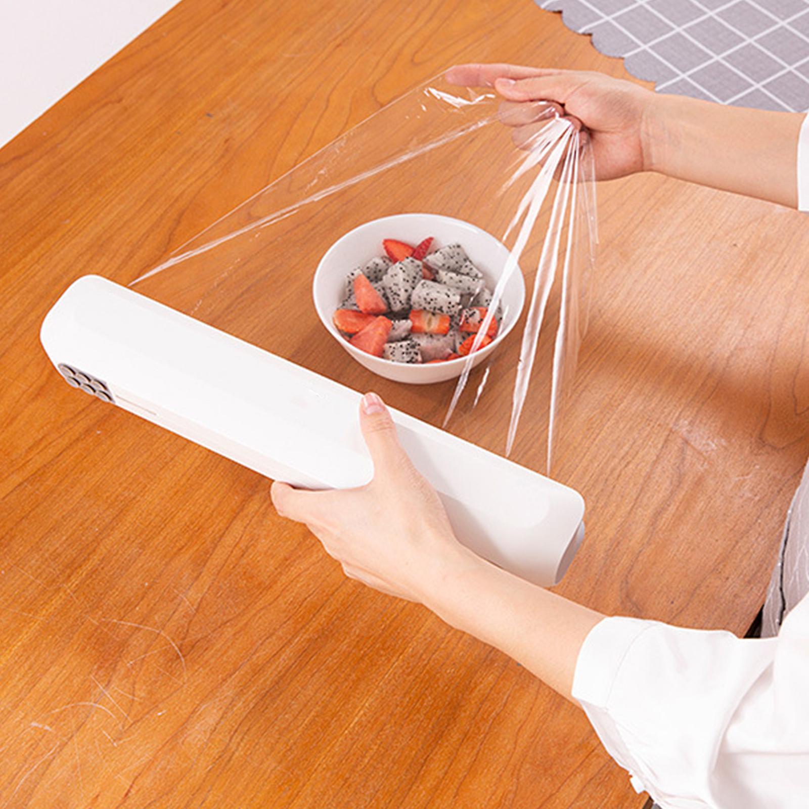 Plastic Cling Wrap Cutter Easy To Use Foil And Cling Film Dispenser