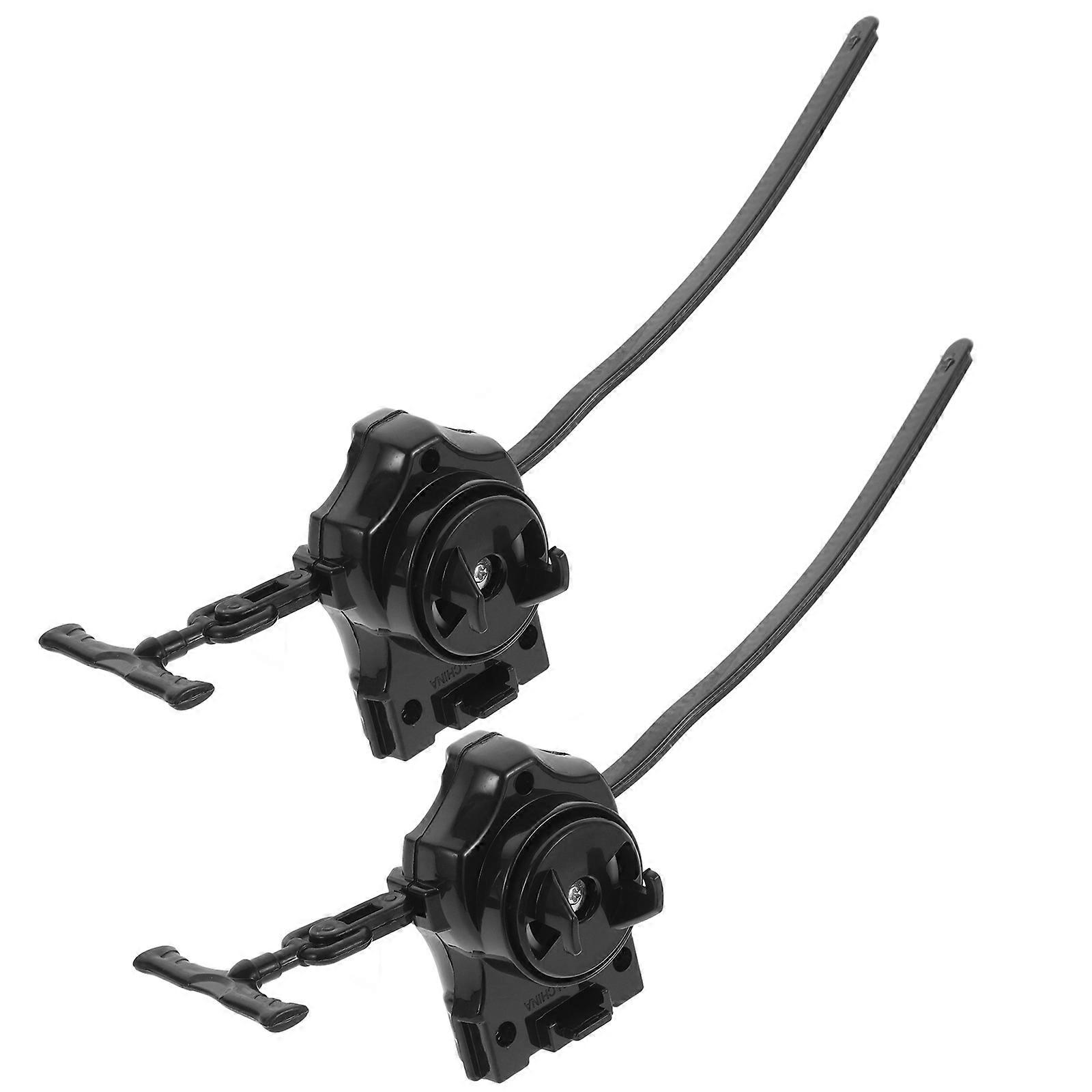 Battling Top Launcher Black with String Mechanism for 2Sets Spinning