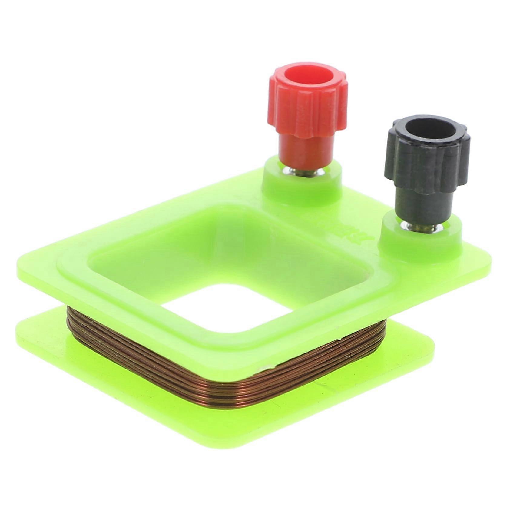 Magnetic Induction Coil for Physics Experiments with Clear Field Visualization and Durable Classroom Use